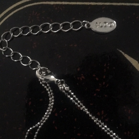 Aldo double chain necklace - Picture 2 of 2